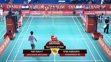 Yuri Panji P. (JAYA RAYA METLAND) VS Ryan Hardianto (SARWENDAH BC) 