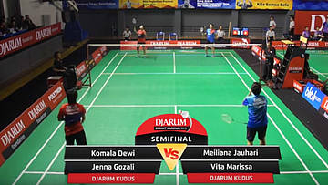Vita Marissa/Meiliana Jauhari (Djarum Kudus) VS Komala Dewi/Jenna Gozali (Djarum Kudus)