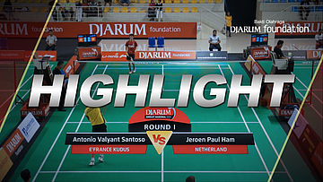Antonio Valyant Santoso (E'France Kudus) VS Jeroen Paul Ham (Netherland)