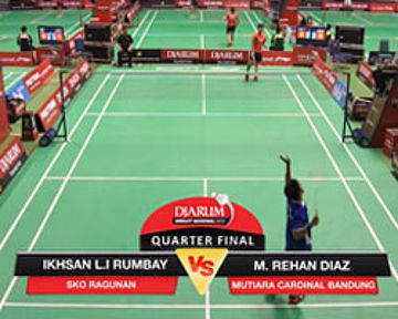 Ikhsan L.I Rumbay (SKO RAGUNAN) VS Mochammad Rehan Diaz (MUTIARA CARDINAL BANDUNG)