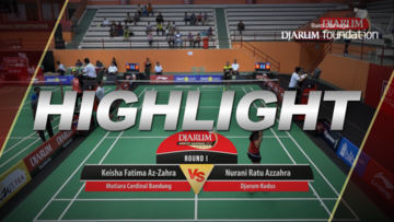 Nurani Ratu Azzahra (Djarum Kudus) VS Keisha Fatima Az Zahra (Mutiara Cardinal Bandung)