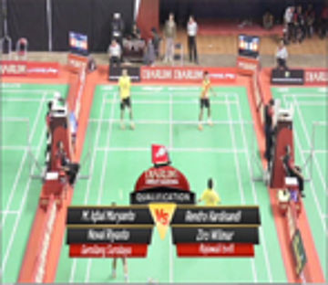 M Iqbal M/Noval R (GEMILANG SURABAYA) VS Rendra Hardisandi/Ziro Wilmar (RAJAWALI ISVILL) 