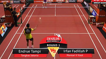 Endrue Tampi (TANGKAS JAKARTA) VS Irfan Fadillah Putra (MENTARI V KOOL)