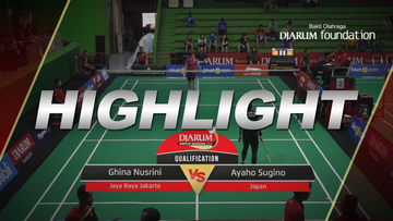 Ghina Nusrini (Jaya Raya Jakarta) VS Ayaho Sugino (Japan)