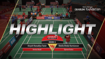 Sheila Dinda Kurniawan (Djarum Kudus) VS Aisyah Hanadiya Taisir (Berkat Abadi)
