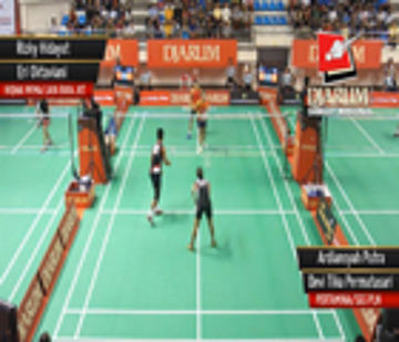 Ardiansyah Putra / Devi Tika P (PERTAMINA/SGS PLN) VS Rizky Hidayat / Eri Oktaviani (H WIMA/PERTAMINA)