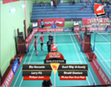 Eko Hersanto/Lerry P.S (PB BAPOR JUNIOR) VS Gusti Rifqi/Rivaldi Giantara (PB. JAYA RAYA SURYA NAGA)