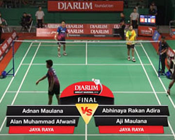 Adnan Maulana / Alan Muhammad Afwanil (Jaya Raya) VS Abhinaya Rakan Adira / Aji Maulana (Jaya Raya)