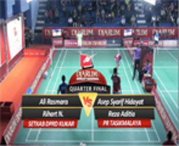 Ali Rasmara/Rihart N (SETKAB DPRD KUKAR) VS Asep Syarif Hidayat/Reza Aditia (PR TASIKMALAYA)