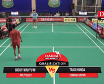Dicky Wahyu M (PPLP Sulut) VS Taiki Honda (Tomioka Japan)