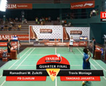 Ramadhani M (Djarum Kudus) VS Travis M (Tangkas Jakarta)