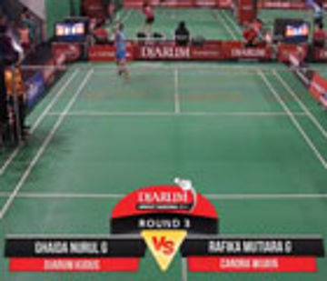 Ghaida Nurul G (Djarum Kudus) VS Rafika Mutiara G (Candra Wijaya)