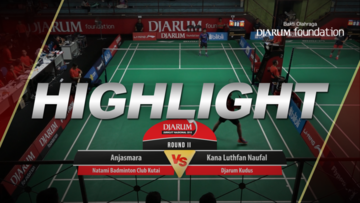 Kana Luthfan Naufal (Djarum Kudus) VS Anjasmara (Natami Badminton Club Kutai)