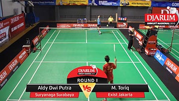 M. Toriq (Exist Jakarta) VS Aldy Dwi Putra (Suryanaga Surabaya)