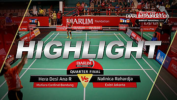 Hera Desi Ana R (Mutiara Cardinal Bandung) VS Nalinica Rahardja (Exist Jakarta)