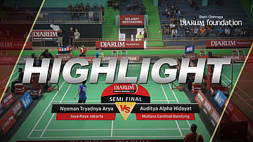 Auditya Alpha Hidayat (Mutiara Cardinal Bandung) VS Nyoman Tryadnya Arya Kurniawan (Jaya Raya Jakarta)