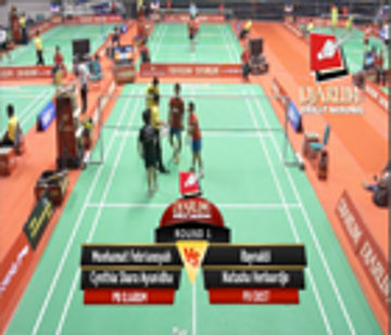 Moehamat Febriansyah / Cynthia Shara A. (PB DJARUM) VS Raynaldi / Natasha Herloardjo (PB EXIST)