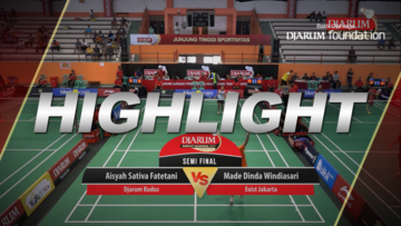 Aisyah Sativa Fatetani (Djarum Kudus) VS Made Dinda Windiasari (SKO Ragunan)