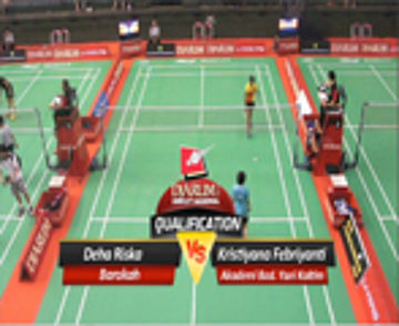 Deha Riska (BAROKAH) VS Kristiyana Febriyanti (AKADEMI BAD YANI KALTIM) 