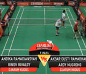 Andika R/Rinov R (Djarum Kudus) VS Akbar G/Ardy N (Djarum Kudus)