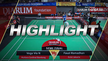 Vega Vio N (Mutiara Cardinal Bandung) VS Fauzi Ramadhan (Exist Jakarta)