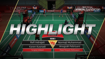Rafi Indrajati/Karen Kusnadi (Tangkas Intiland) VS Normaji Muhammad Ramadani/Anugrah Febriyani (PASER/Terpadu Balikpapan)