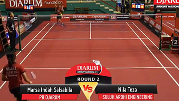 Nila Teza (SULUH ARDHI ENGINEERING) VS Marsa Indah Salsabila (DJARUM KUDUS)
