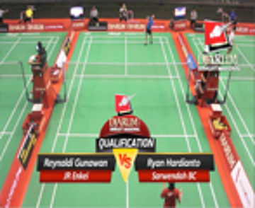 Reynaldi Gunawan (JR ENKEI) VS Ryan Hardianto (SARWENDAH BC) 