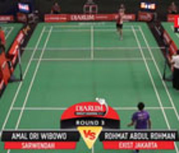 Amal Ori Wibowo (Sarwendah BC) VS Rohmat Abdul Rohman (Exist Jakarta)
