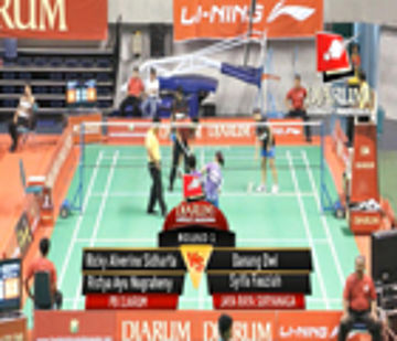 Ricky Alverino Sidharta / Ristya Ayu Nugraheny (PB DJARUM) VS Danang Dwi / Syifa Fauziah (JAYA RAYA SURYANAGA)